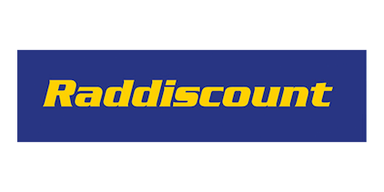 Raddiscount logo - Representing the brand.