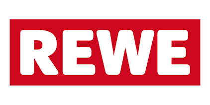 REWE logo - Representing the brand.