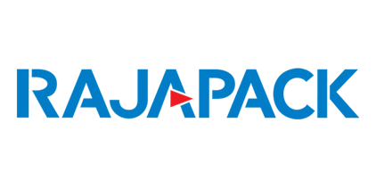 RAJAPACK logo - Representing the brand.