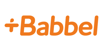 Babbel logo - Representing the brand.