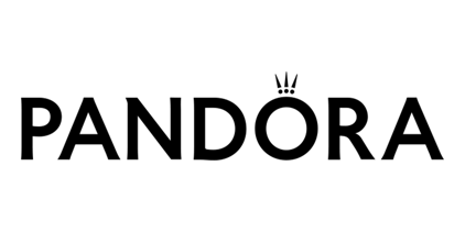 PANDORA logo - Representing the brand.
