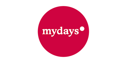 mydays logo - Representing the brand.