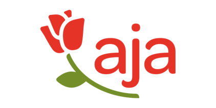 a-ja logo - Representing the brand.