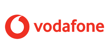 Vodafone logo - Representing the brand.