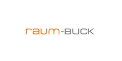 raum-blick logo - Representing the brand.