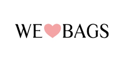 WE LOVE BAGS logo - Representing the brand.
