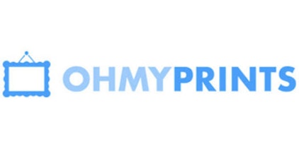 OhMyPrints logo - Representing the brand.