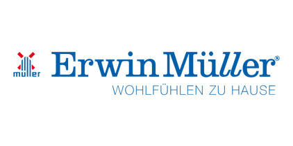 Erwin Müller logo - Representing the brand.
