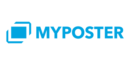 myposter logo - Representing the brand.