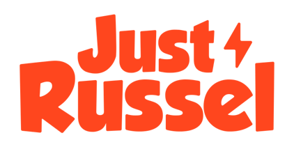 Just Russel logo - Representing the brand.