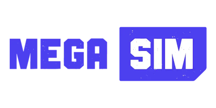 MEGA SIM logo - Representing the brand.