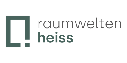 raumweltenheiss logo - Representing the brand.